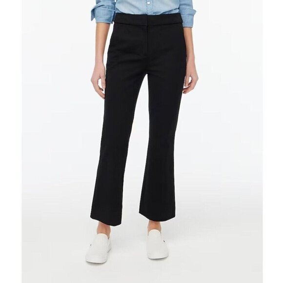 J. Crew Factory Black Kelsey Flare Pant Womens Size 6 - Picture 1 of 6